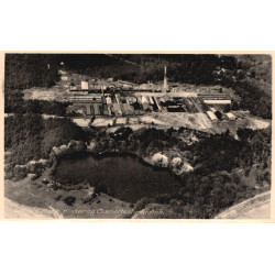 Hasle. Luftfoto, Klinker og chamottestensfabrik, brugt