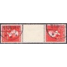 Danmark Tête-bêche 10 **/NHM stemplet/used
