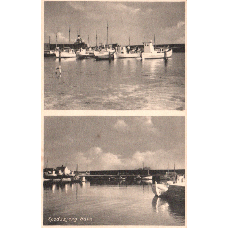 Spodsbjerg. Havn, brugt