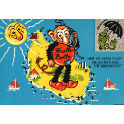 Bornholm. Krølle-bølle, ubrugt