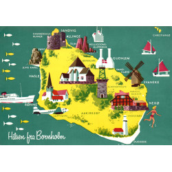 Bornholm. Hilsen fra, brugt