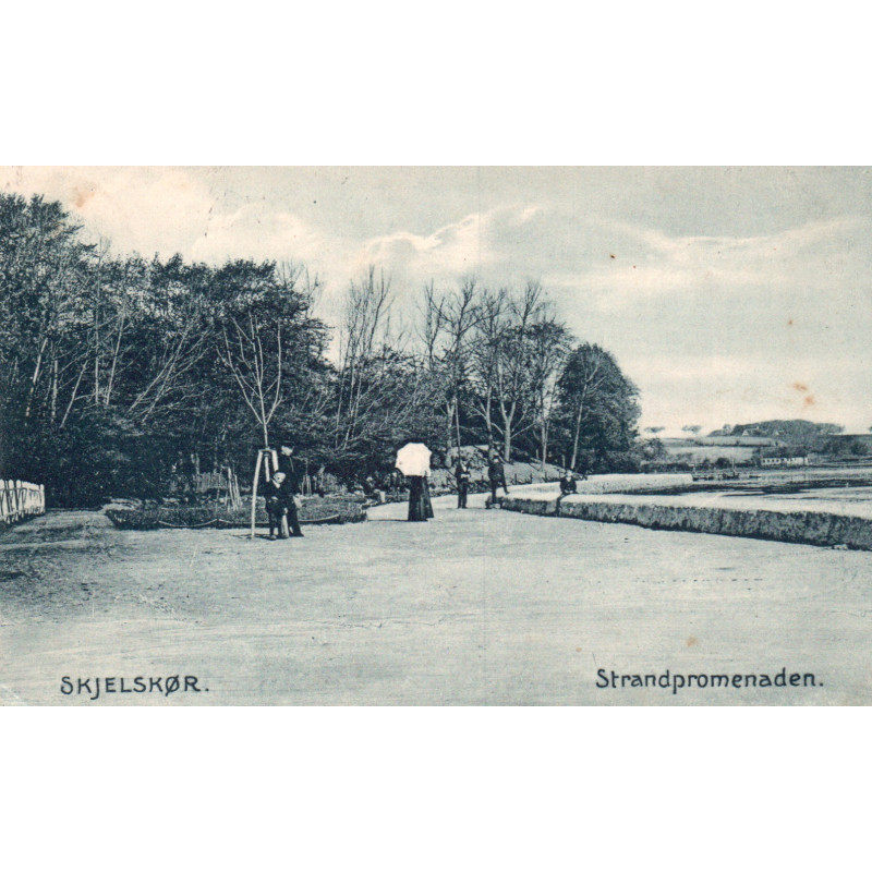 Skjelskør. Strandpromenaden, brugt