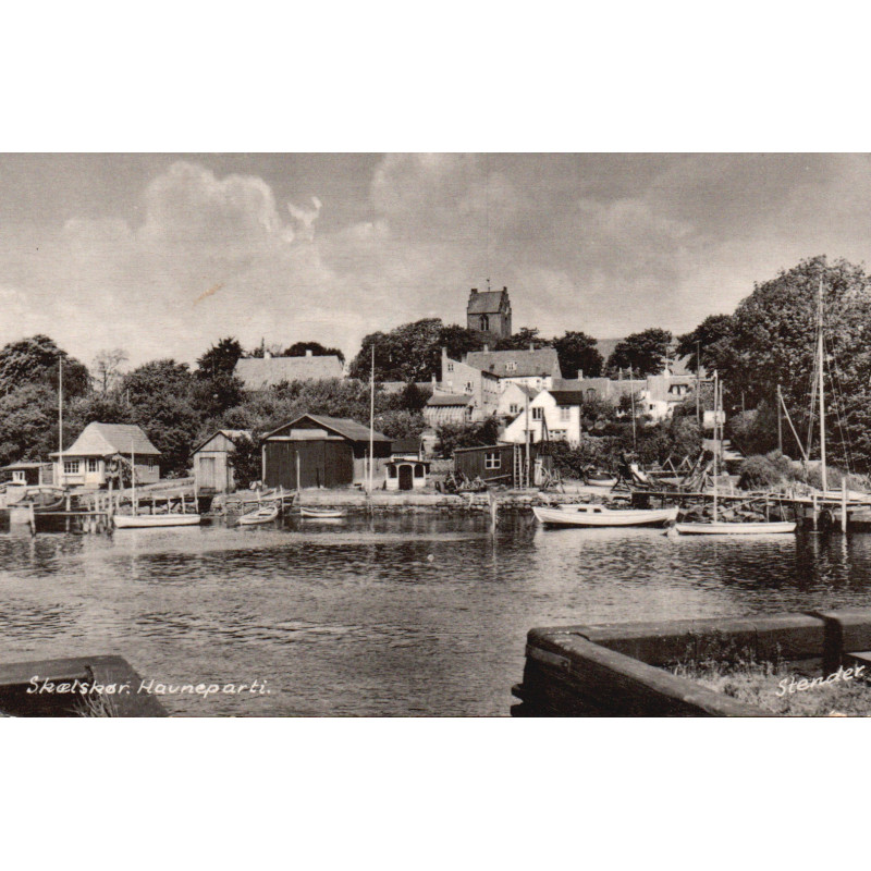 Skjelskør. Havneparti, brugt