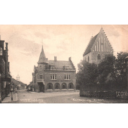 Stubbekøbing. Banken og Kirken, brugt