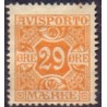 Avisporto. 1914-15. 29 Øre, orange, AFA. nr. 17 ubrugt, postfrisk, stemplet