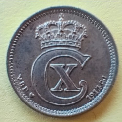 10 Øre. Chr. X. 1914 i en flot kvalitet for type og årstal.