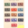 Belgien 1925. 10c-10Fr. AFA 198-210 stemplet/used
