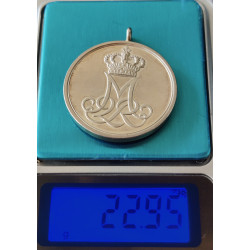 Sønderjyske Brandværn. 25 års fortjenstmedalje, uden bånd