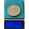 Sønderjyske Brandværn. 25 års fortjenstmedalje, uden bånd
