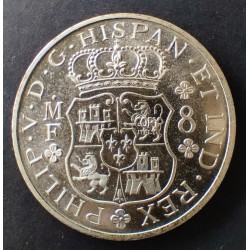 Mexico. Reales Philip V 1743 (Replica ) Ag
