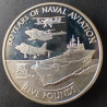 Guernsey. 2009. 5 £, Elizabeth II Naval Aviation, Ag