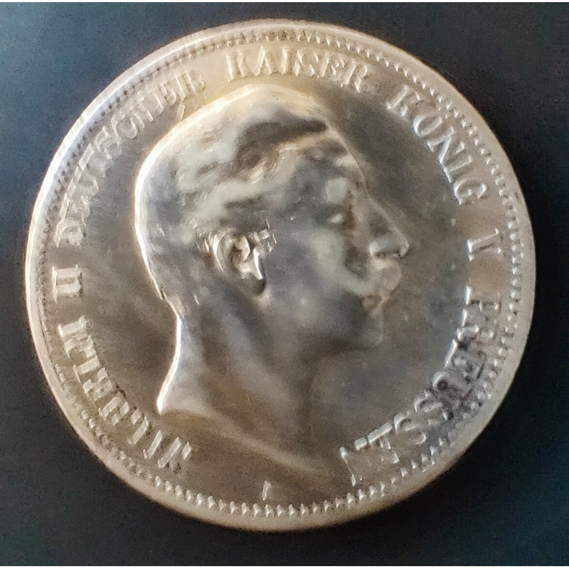 Tyskland-Germany. Preussen , 5 Fünf Mark 1902 A