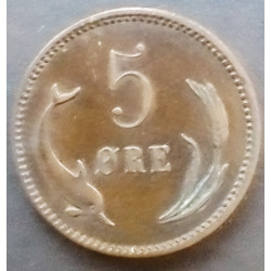 5 Øre. 1891