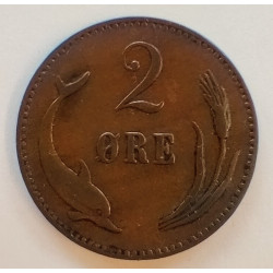 2 Øre. 1899 i en flot kvalitet for type og årstal.