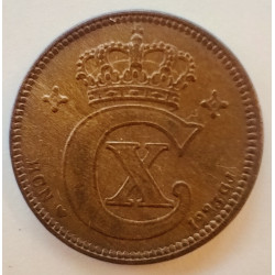 2 Øre. Chr. X. 1923 i en flot kvalitet for type og årstal.