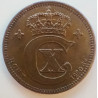 2 Øre. Chr. X. 1920 i en flot kvalitet for type og årstal.