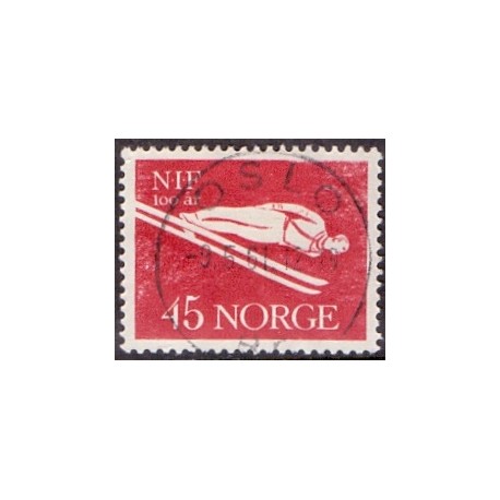 Norges 1961 45 Øre AFA nr 468. Luksus stemplet