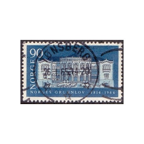 Norges 1961 90 Øre AFA nr 473. Luksus stemplet