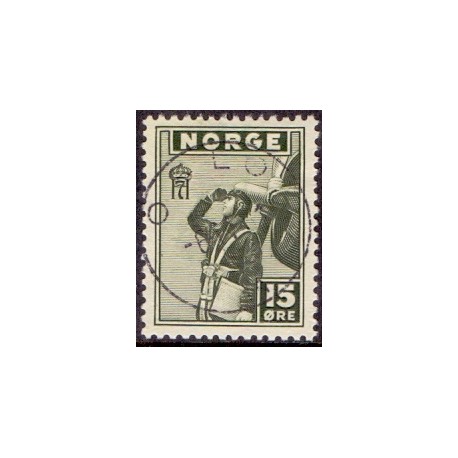 Norge. 1945 15 Øre London. AFA nr 313,Luksus stemplet