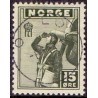 Norge. 1945 15 Øre London. AFA nr 313,Luksus stemplet