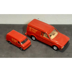 To Engelske modelbiler fra Royal Mail