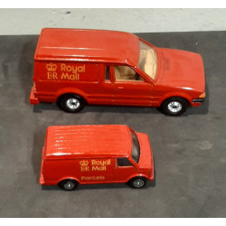 To Engelske modelbiler fra Royal Mail