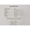Færøerne. Dr. Margrethe II 100 gram finsølvbarre i æske