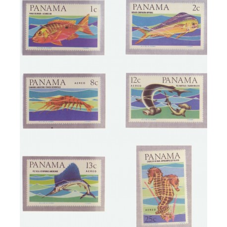 Panama. Fish. Michel no. 850-55 ** MNH.