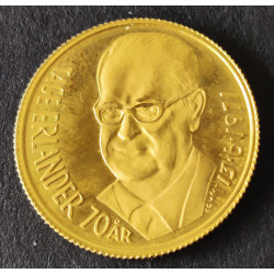 Sverige-Sweden. Tage Erlander 70 år, 900/1000, nr 377 3,5 gram 21,6 kt