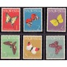 Albanien.  1963. Butterflyies in complete set. AFA nr. 787-92 **/MNH
