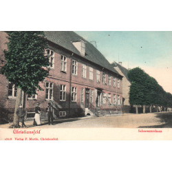 Christiansfeld. Gadeparti, ubrugt (Tysk)