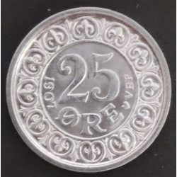 25 Øre. Fred. VIII. 1911 i en flot kvalitet for type og årstal.