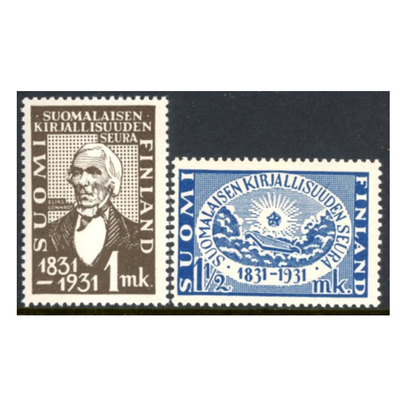 Finland. 1931. Litteraturselskabet AFA nr. 171-72 **        */stemplet (o)