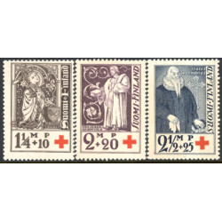 Finland. 1933. Røde Kors. AFA nr. 188-90 **                    */stemplet (o)