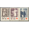 Finland. 1933. Røde Kors. AFA nr. 188-90 **                    */stemplet (o)