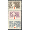 Finland. 1934. Røde Kors. AFA nr. 191-93 **                    */stemplet (o)