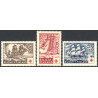 Finland. 1937. Røde Kors. AFA nr. 207-09 **                  */stemplet (o)