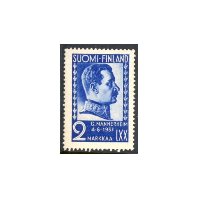 Finland. 1937. Mannerheim. AFA nr. 210 **                  */stemplet (o)