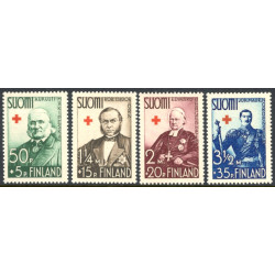 Finland. 1938. Røde Kors. AFA nr. 211-14 **                 */stemplet (o)
