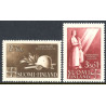 Finland. 1943. Nationalhjælp. AFA nr. 282-83 **          */stemplet (o)