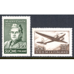 Finland. 1944. Canths og Luftfartsselskabet. AFA nr. 289-90 **          */stemplet (o)