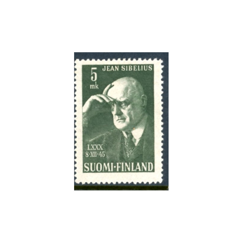 Finland. 1945. Sibelius. AFA nr. 313 **                      */stemplet (o)