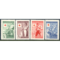 Finland. 1946. Røde Kors. AFA nr. 314-17 **                      */stemplet (o)