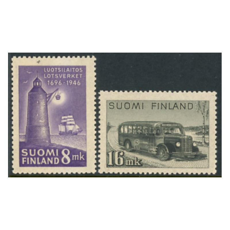 Finland. 1946. Tuberkulose. AFA nr. 322-23 **                     */stemplet (o)