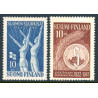 Finland. 1947. Sportsfest og Sparekasse jubilæum. AFA nr. 341-42 **                  */stemplet (o)