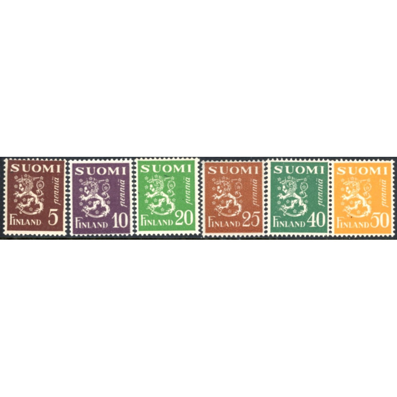 Finland. 1930. Løve AFA nr. 149-160 **         */stemplet (o)