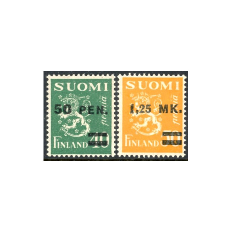 Finland. 1931. Provisorier. AFA nr. 176-77 **      */stemplet (o)