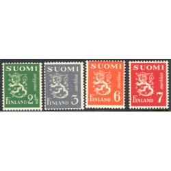 Finland. 1947. Farveændringer. AFA nr. 329-35 **                    */stemplet (o)