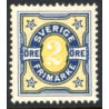 Sverige. 1892. Taltegning, 2 Øre, AFA nr. 47 ** postfrisk stemplet FDC st,