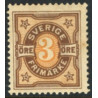 Sverige. 1892. Taltegning, 3 Øre, AFA nr. 48 **   postfrisk stemplet FDC st,